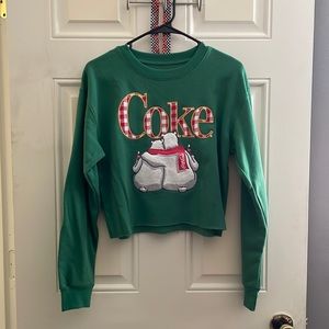 Medium Green Coca-Cola Brand Crewneck